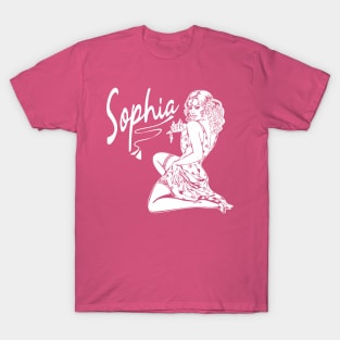 Sophia | Goldengirls |White retro vintage T-Shirt